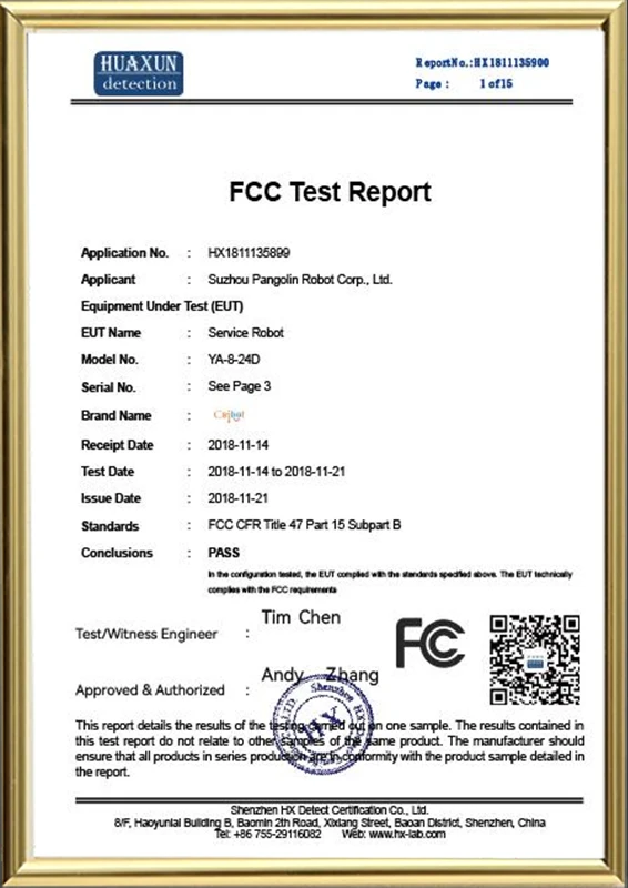 Сертификация FCC в США
